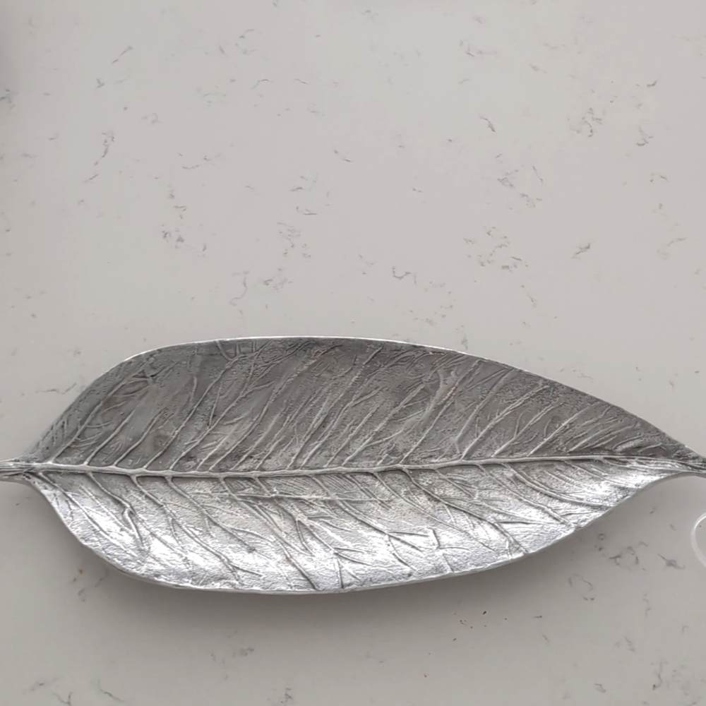 Martha Stewart decorational Aluminum center piece tray